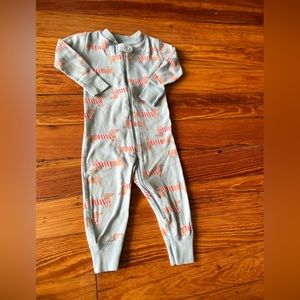 Hanna Anderson Winnie dog with striped red sweater pjs